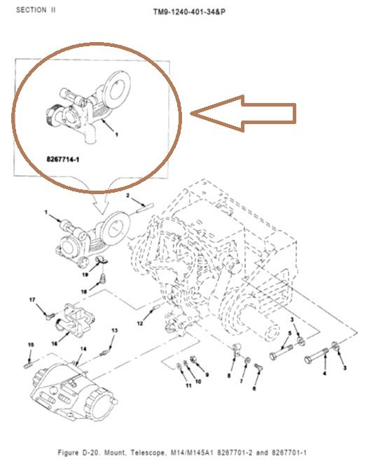 148501.jpg QUADRANT SUPPORT ASSEMBLY - NSN:1240-01-149-5951 - Image 1