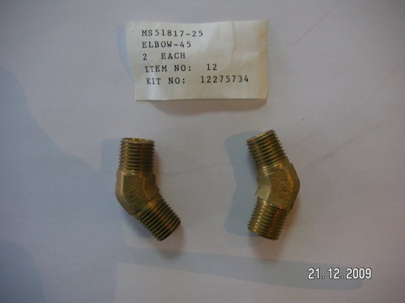 Defenco_SA_-6560.jpg ELBOW,PIPE TO TUBE - NSN:4730-01-036-5064 - P/N: MS51817-25 - Image 1